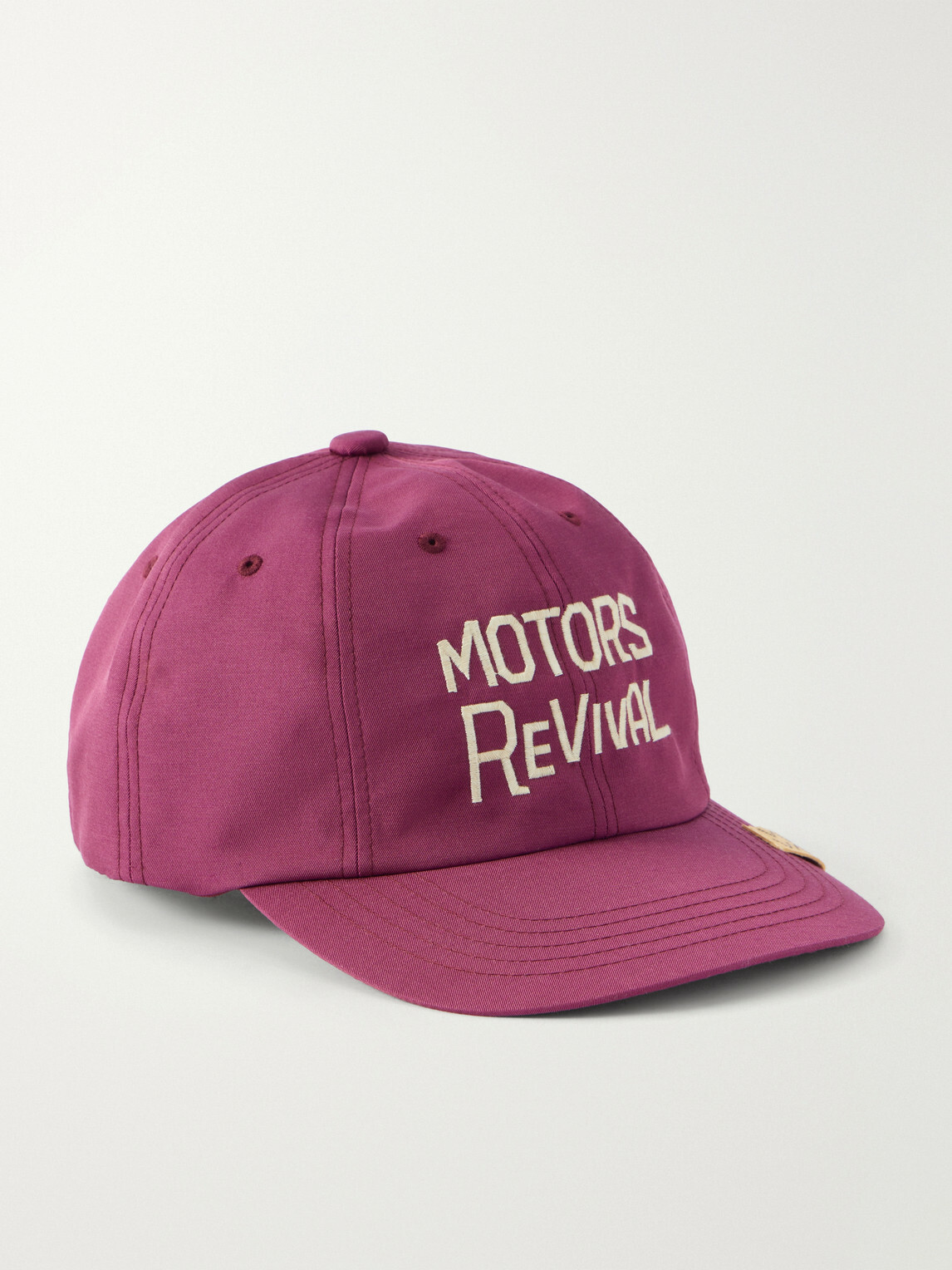 Visvim - Excelsior Wool and Silk-Blend Twill Cap - Burgundy