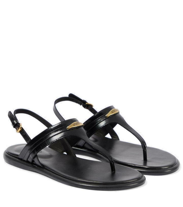 Photo: Isabel Marant Nya leather thong sandals