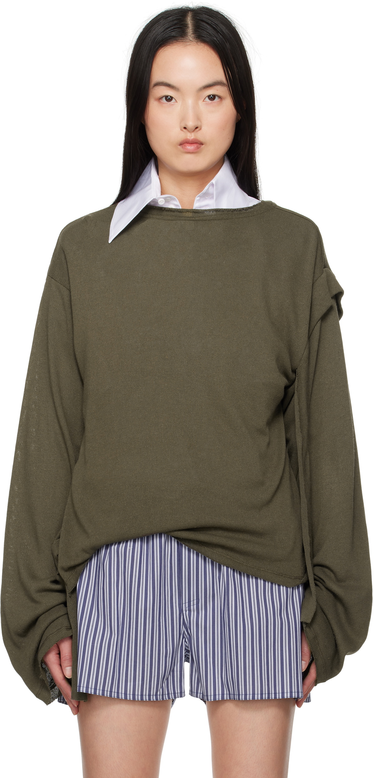 Ottolinger Blue Loop Long Sleeve T-Shirt Ottolinger