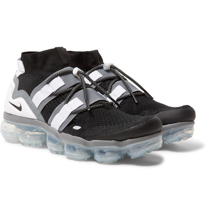 Photo: Nike - Air VaporMax Flyknit Utility Sneakers - Men - Black