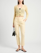 Manila Grace Womens Pants in Beige