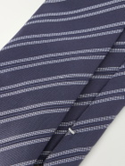 Canali - 8cm Striped Silk Tie