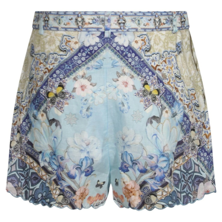 Photo: Camilla Blue Silk Shorts