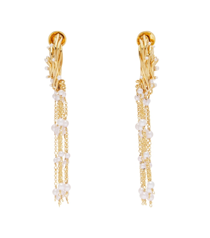 Photo: Oscar de la Renta Nest embellished drop earrings