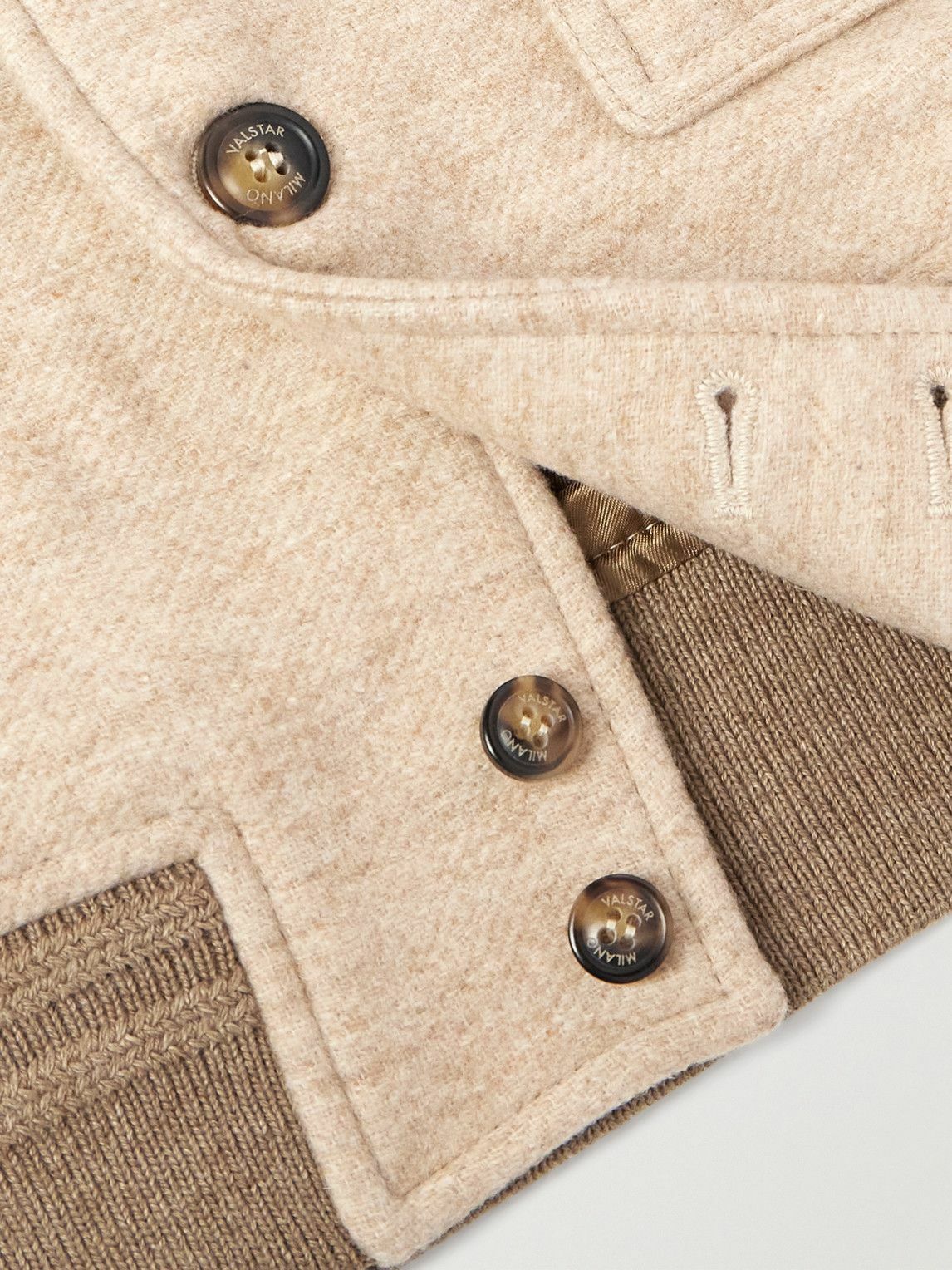 Valstar - Virgin Wool Bomber Jacket - Neutrals Valstarino