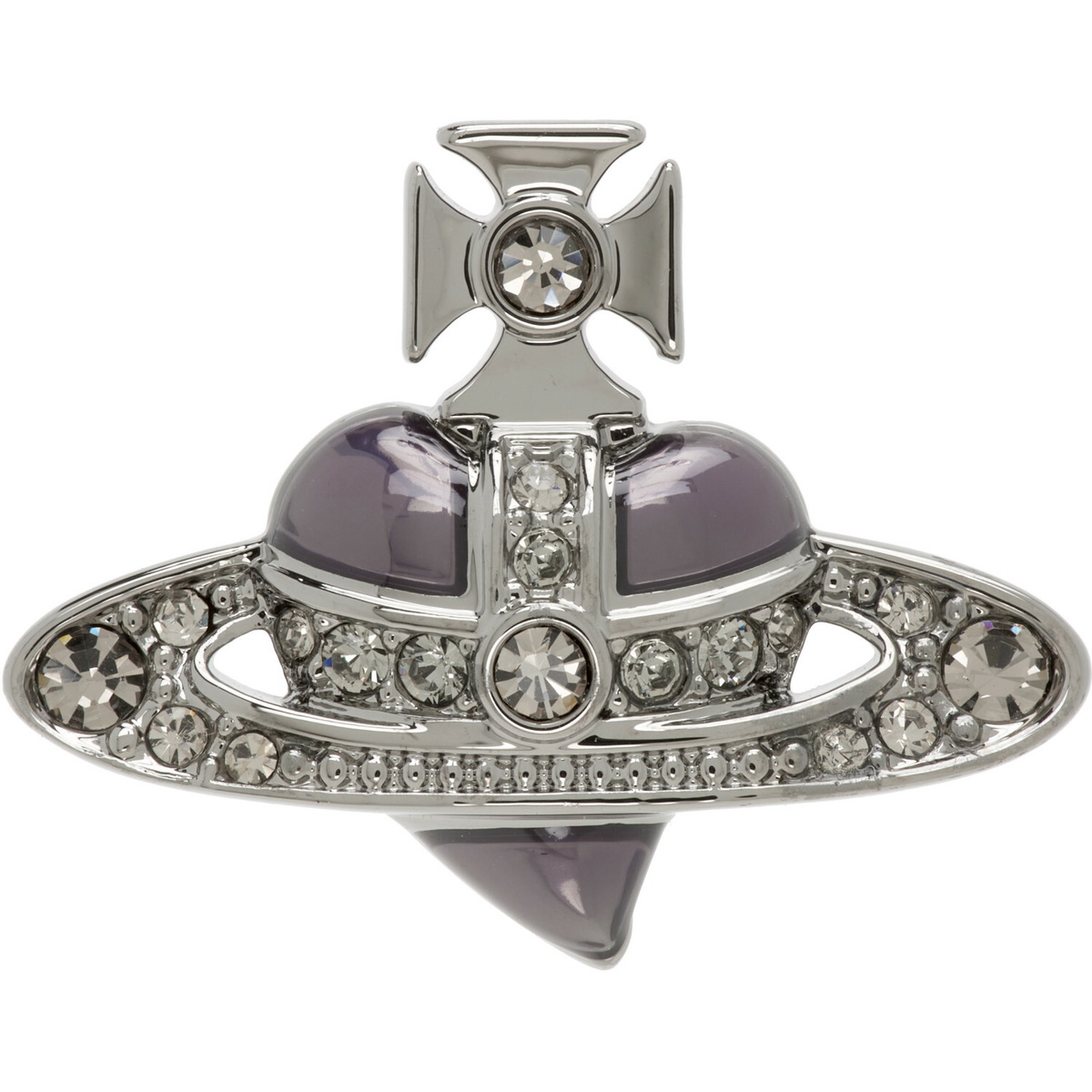 Vivienne Westwood Gold Solid Orb Ring Vivienne Westwood