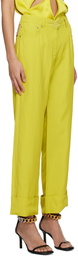 Stella McCartney Green Button Trousers