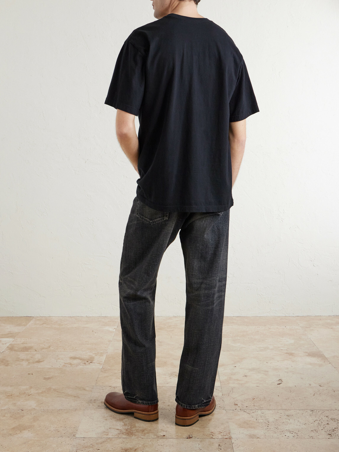 Neighborhood - Washed Straight-Leg Denim - Black Neighborhood