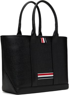 Thom Browne Black Pebble Grain Small Tool Tote