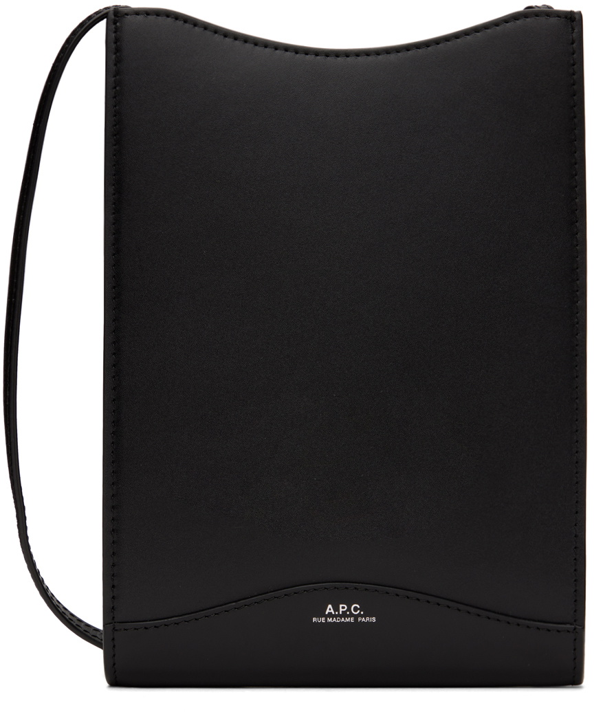 A.P.C. Black Jamie Large Neck Pouch A.P.C.