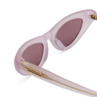 Bottega Veneta Eyewear Women's Bottega Veneta BV1450S Sunglasses in Pink/Red 