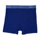 Polo Ralph Lauren Three-Pack Navy Boxer Briefs