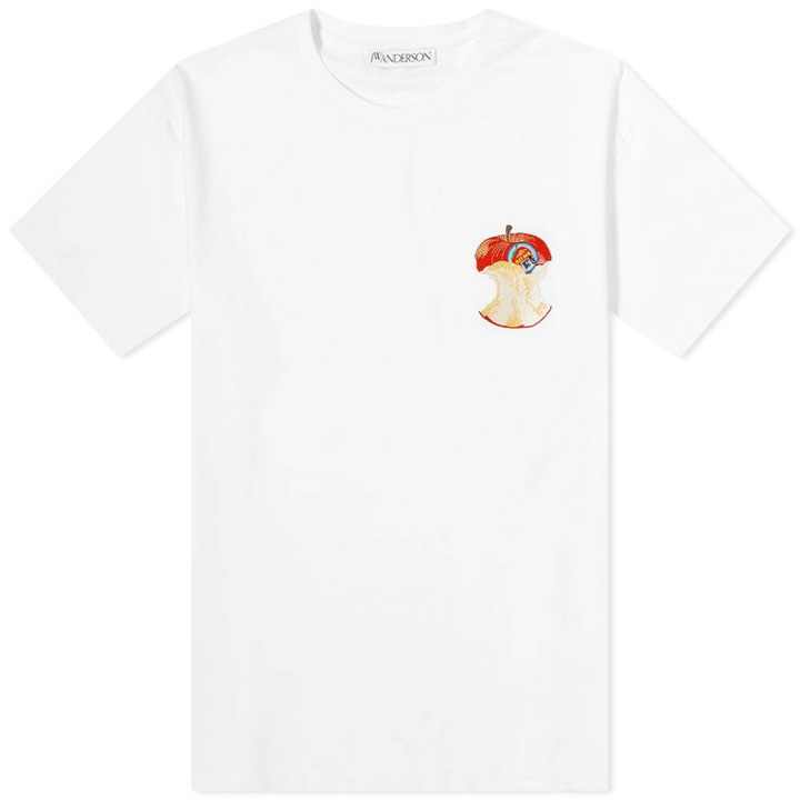 Photo: JW Anderson Women's Apple Core T-Shirt in White