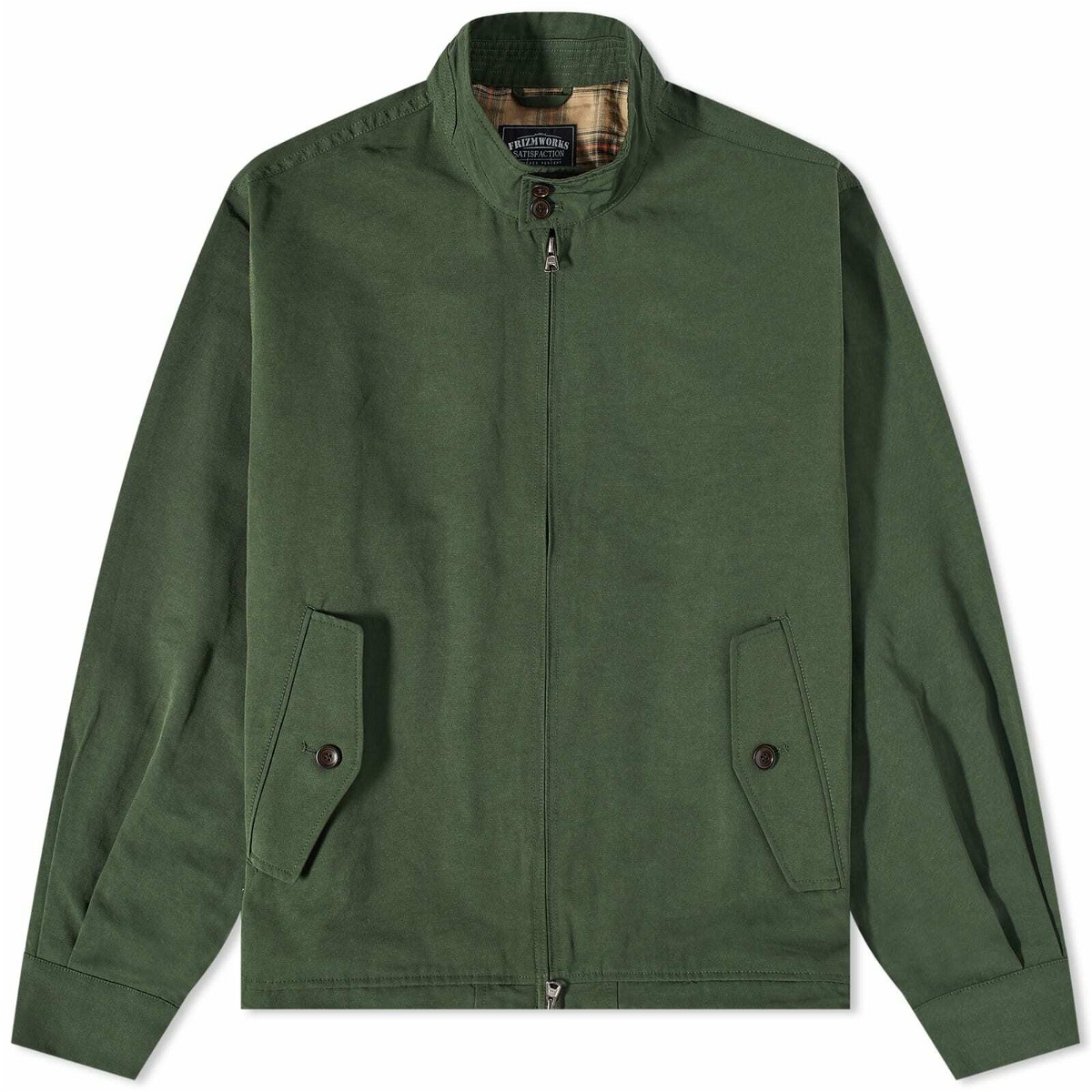 FrizmWORKS Men's Harrington Jacket in Forest Green FrizmWORKS