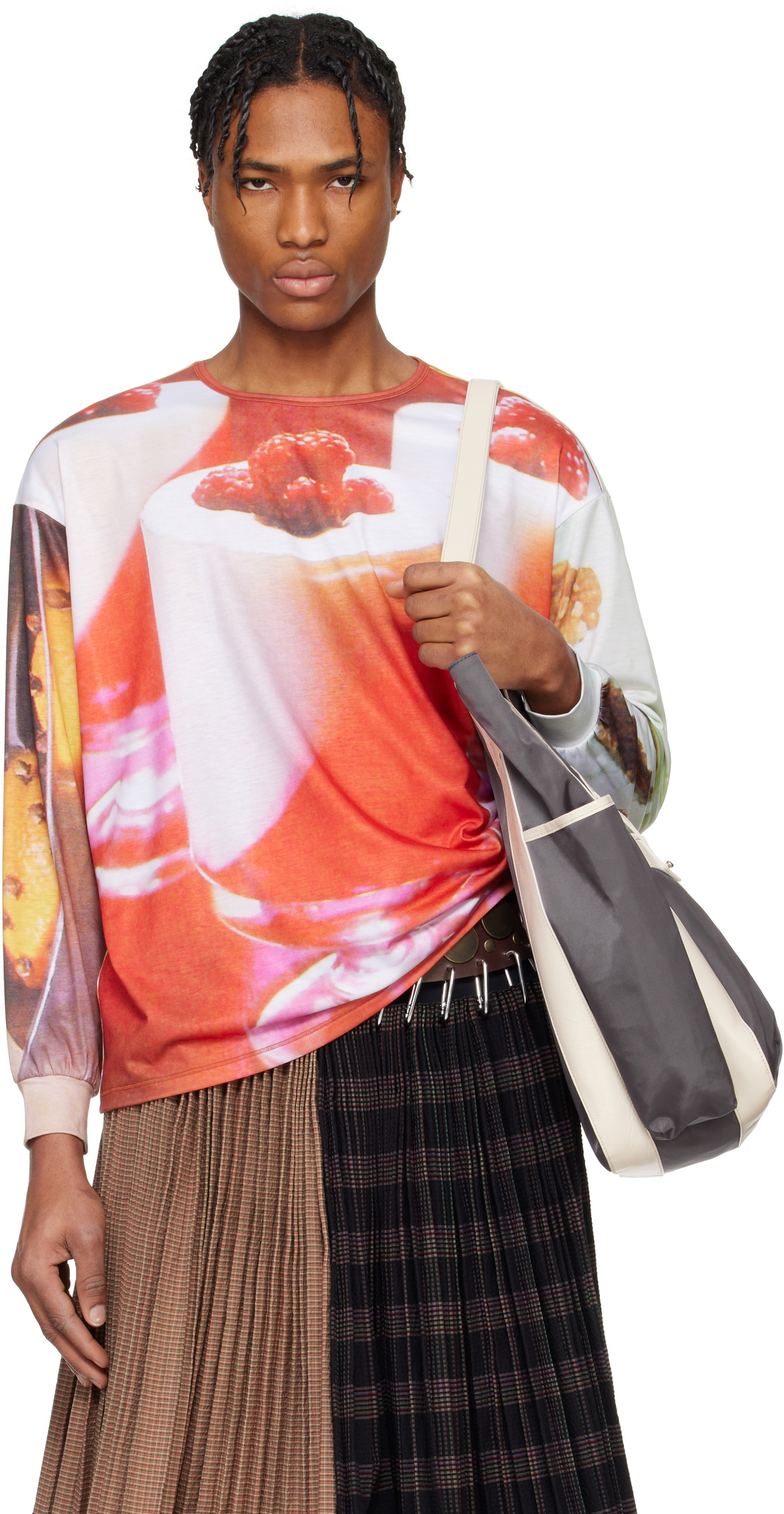 Chopova Lowena Off-White Lady In Love Long Sleeve T-Shirt