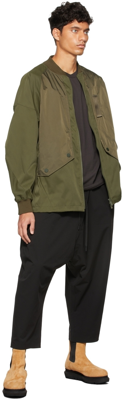 White Mountaineering Khaki Stretched Twill Jacket White Mountaineering