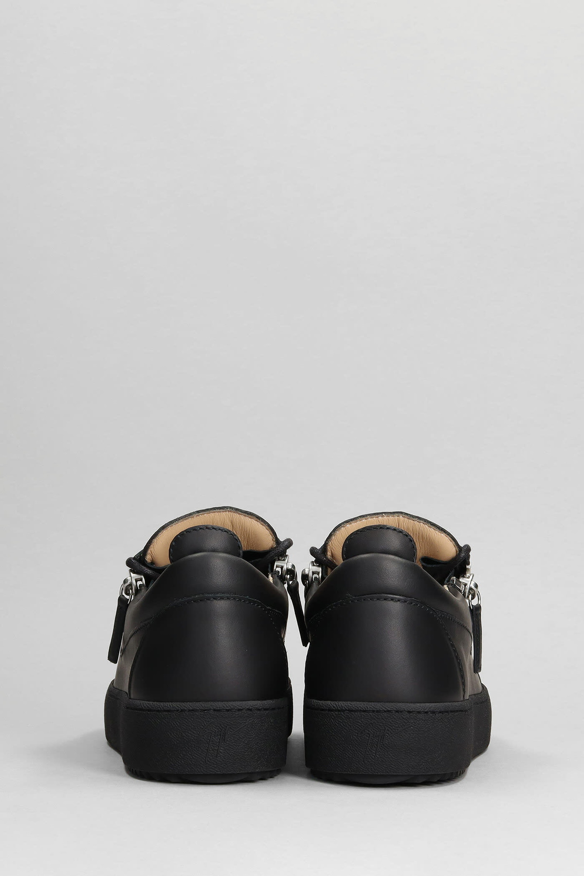 Giuseppe Zanotti Frankie Sneakers In Black Leather