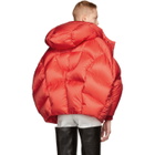 Chen Peng Red Shell Puffer Jacket