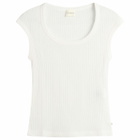 Closed Women's Fitted T-Shirt in Ivory