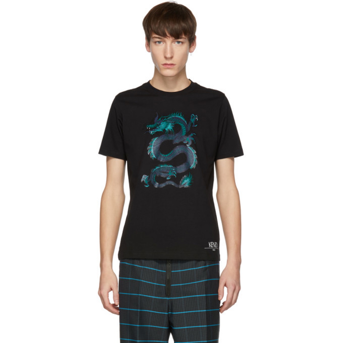 Kenzo Black Limited Edition Holiday Dragon T-Shirt Kenzo