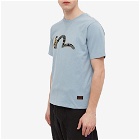 Evisu Men's Embroidered Seagull T-Shirt in Sky Blue