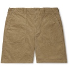 Engineered Garments - Wide-Leg Cotton-Corduroy Shorts - Brown