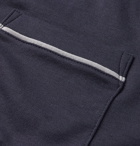 Hanro - Piped Cotton-Jersey Pyjama Set - Navy