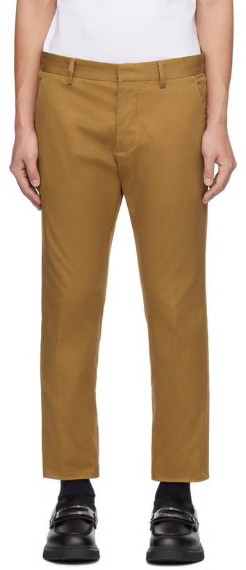 Photo: Dsquared2 Brown Cool Guy Trousers