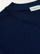 Moncler - Logo-Print Cotton-Jersey T-Shirt - Blue