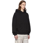 Amiri Black Oversized Shotgun Hoodie