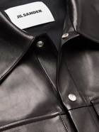 Jil Sander - Leather Shirt Jacket - Black