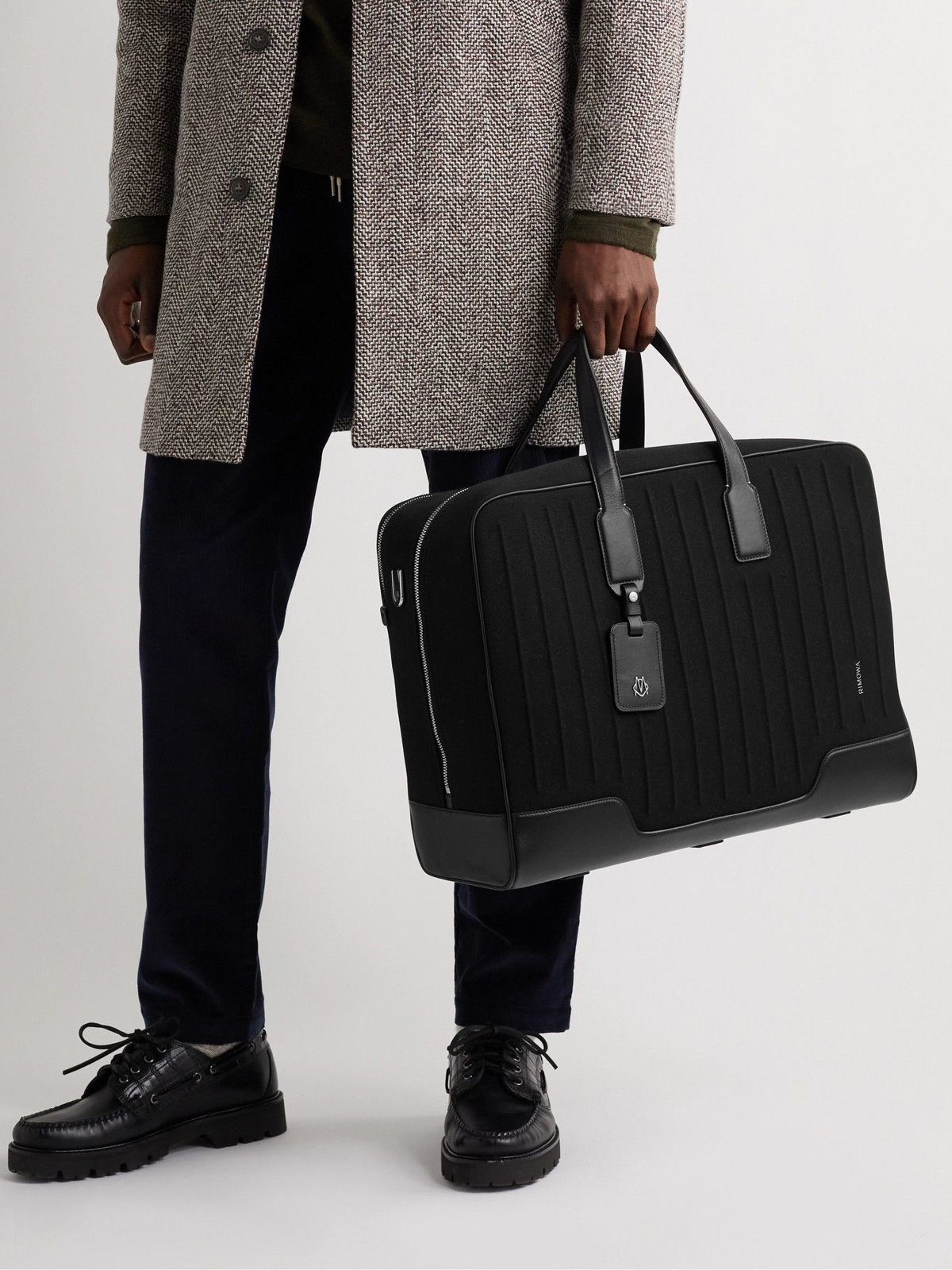 RIMOWA - Weekender Leather-Trimmed Canvas Holdall RIMOWA