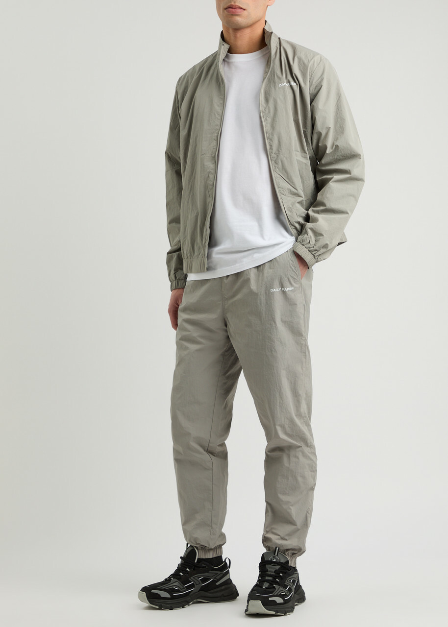 Daily Paper Eward Logo-print Nylon Sweatpants Grey