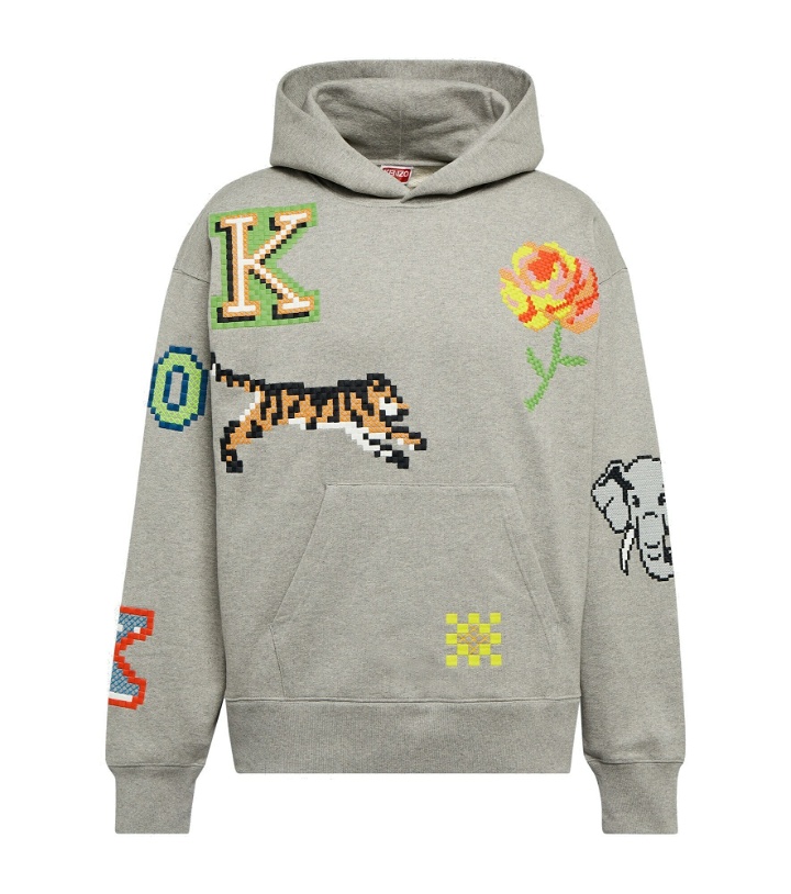 Photo: Kenzo - Embroidered cotton hoodie