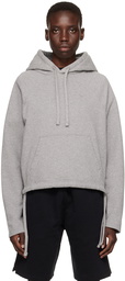 AMI Paris Gray Ami de Cœur Hoodie