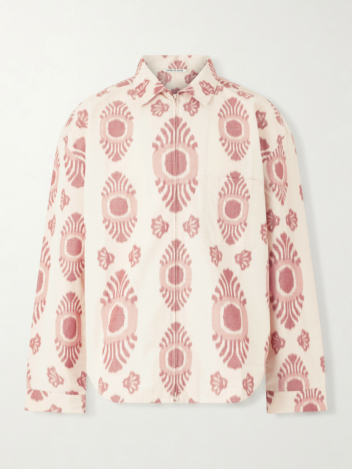 A Kind Of Guise - Alvaro Printed Cotton-Blend Canvas Jacket - Pink