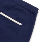 Oliver Spencer - Kildale Cotton-Piqué Shorts - Blue