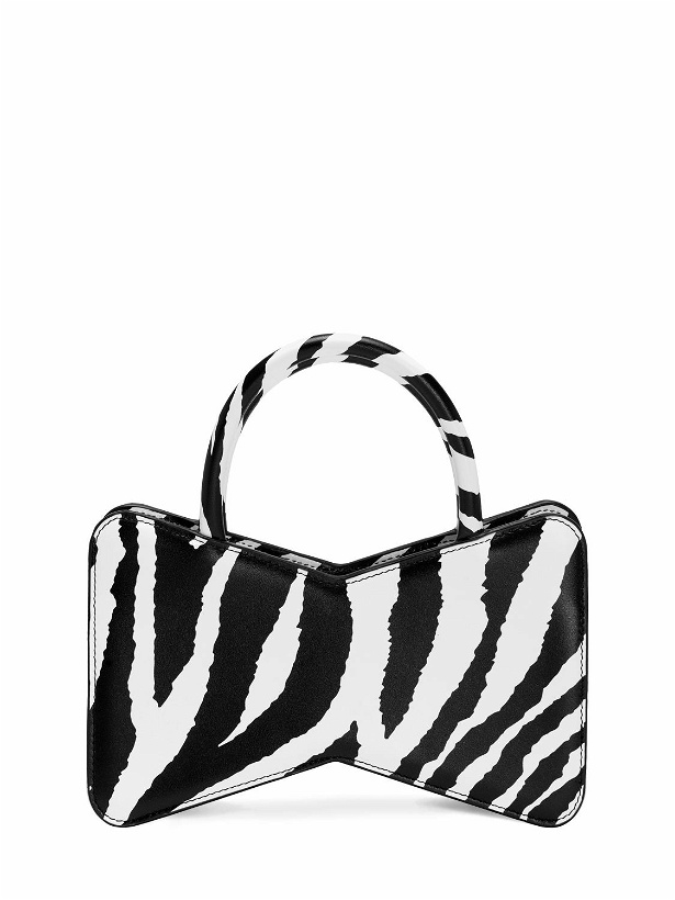 Photo: MACH & MACH - Medium Bow Zebra Print Leather Bag