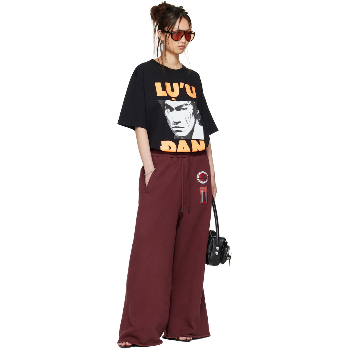 LU'U DAN BRUCE LEE x LỰU ĐẠN Black Concert T-shirt