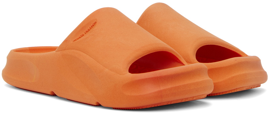 Heron Preston Orange Eco Molded Slides