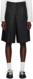 Comme des Garçons Homme Plus Black Gabardine Shorts