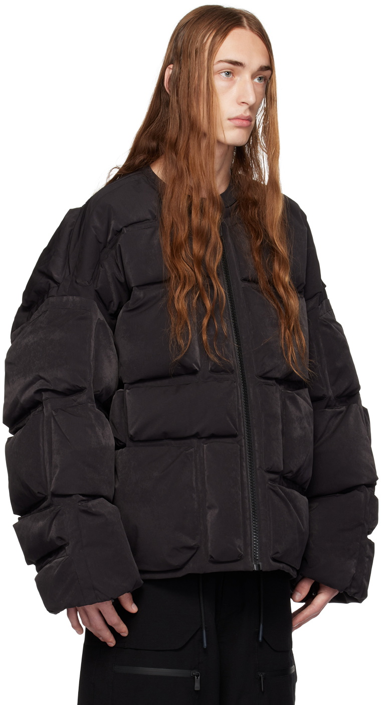 A. A. Spectrum Black Wadrian Down Jacket A. A. Spectrum