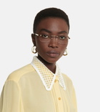 Cartier Eyewear Collection - Panthère de Cartier rectangular glasses