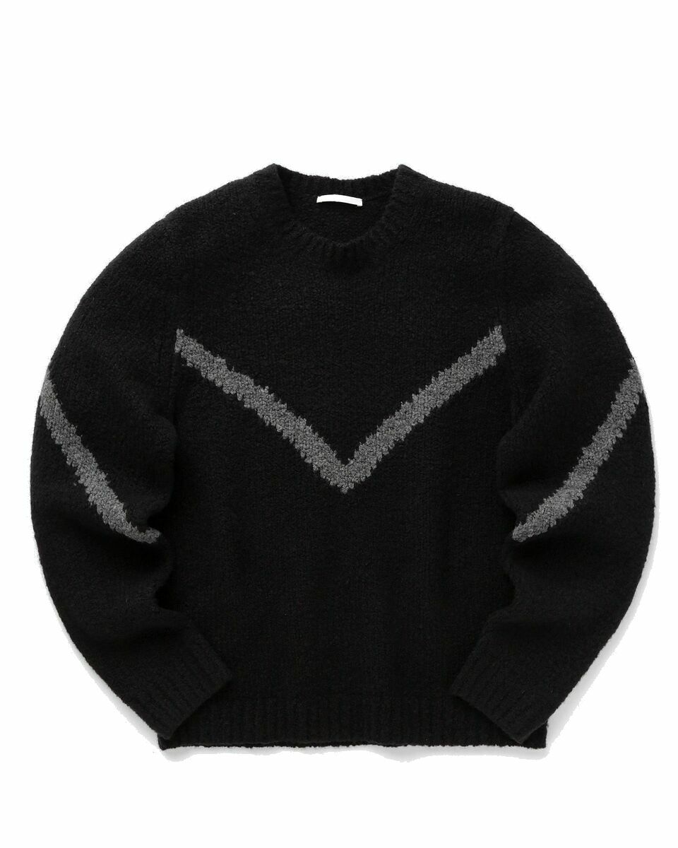 Photo: Helmut Lang Textured Crew Black - Mens - Pullovers