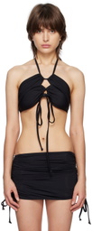 Emily Watson SSENSE Exclusive Black Mini Tank Top