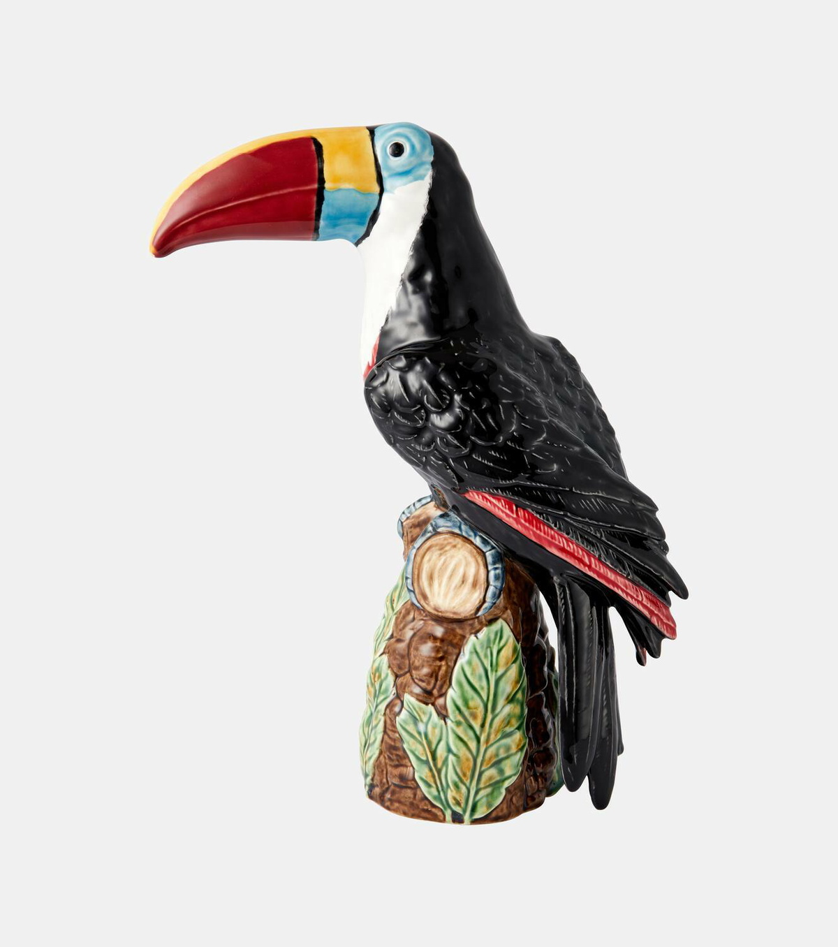 Bordallo Pinheiro Amazónia Toucan ceramic decoration