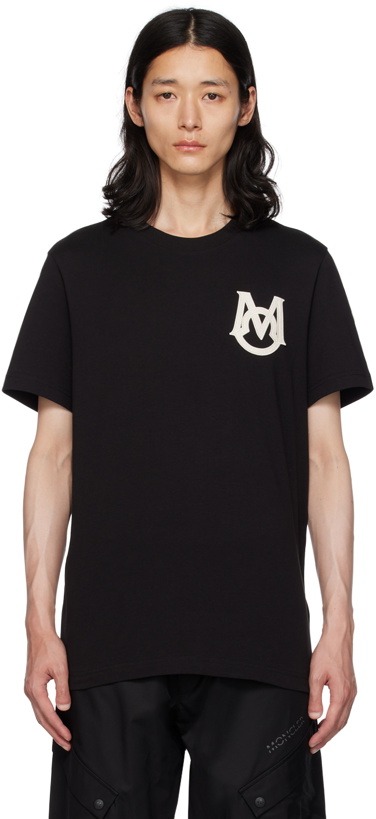 Photo: Moncler Black Felted T-Shirt