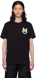 Moncler Black Felted T-Shirt