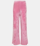 Gucci Crystal G flared sweatpants