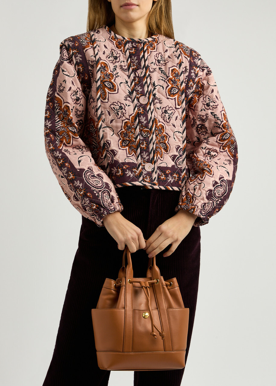 Veronica Beard Goody Leather Bucket bag - Brown - One Size